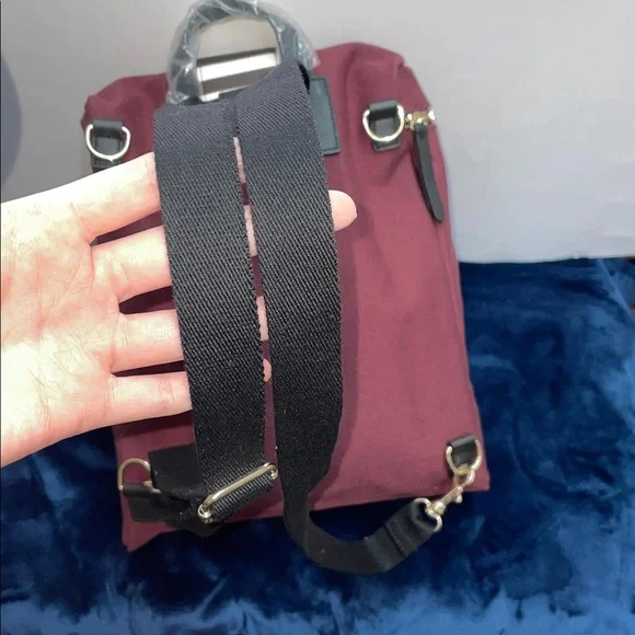 Henri Bendel Convertible Backpack W/Pouch - Picture 4 of 11